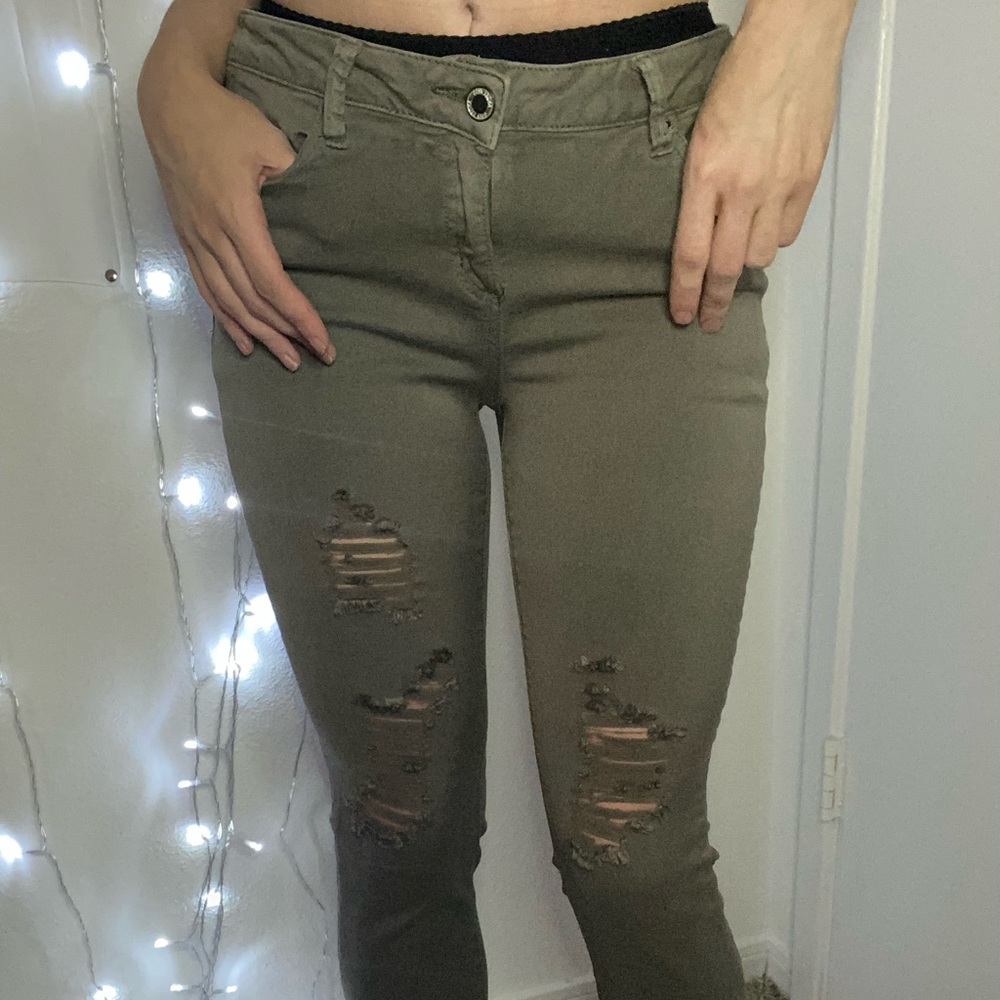 Green jeans